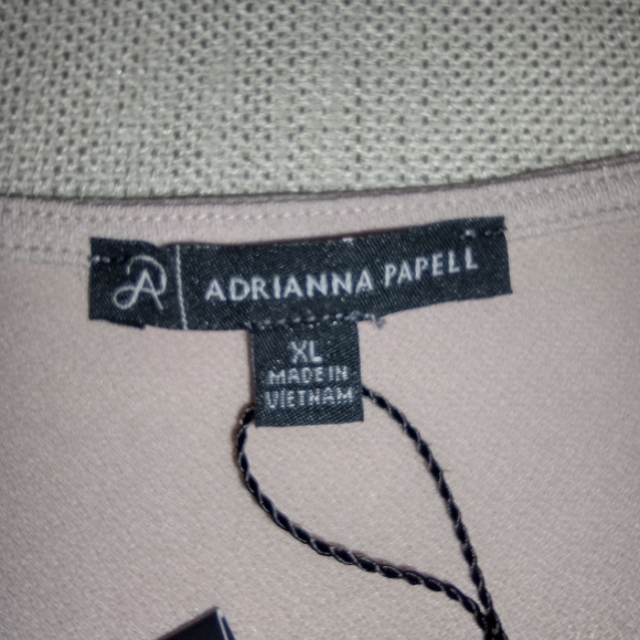 Adrianna Papell XL Champagne Top - Picture 8 of 8